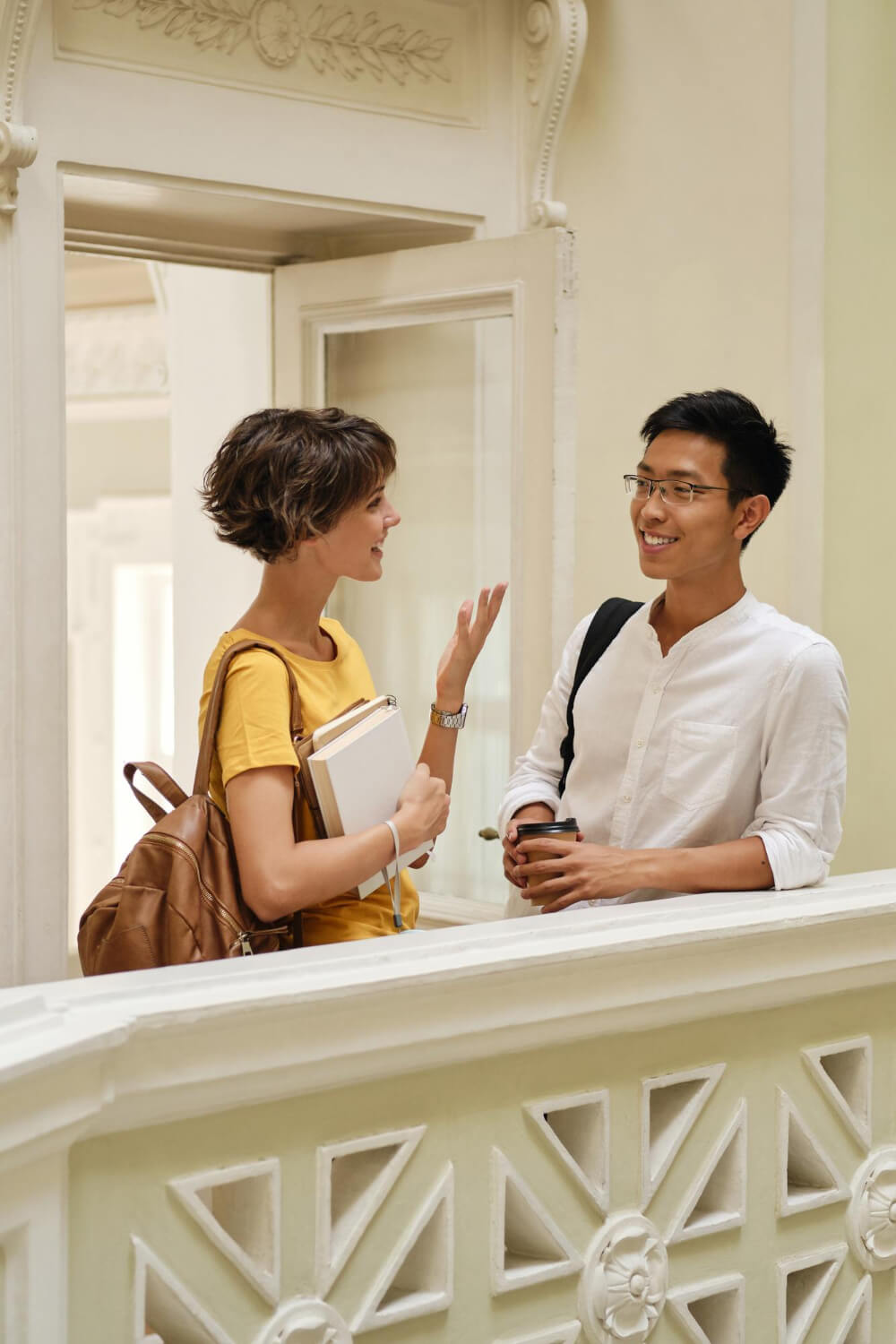 Thai Translators having a conversation